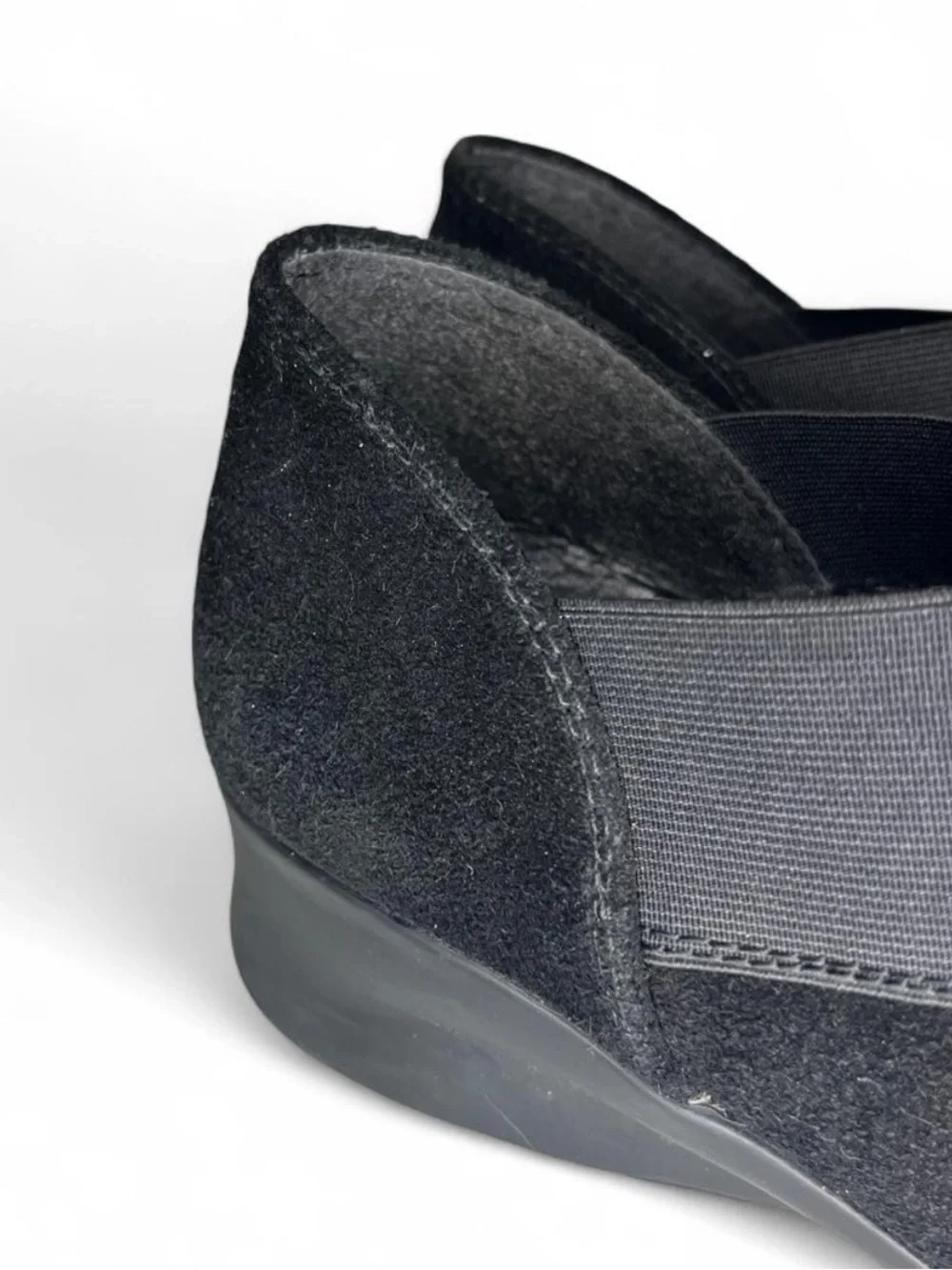 Remonte Wedge Loafers Slip On Comfort Black Shoes Women Size 9 EU 40